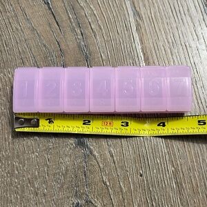 Tupperware Pink Weekly Pill Organizer